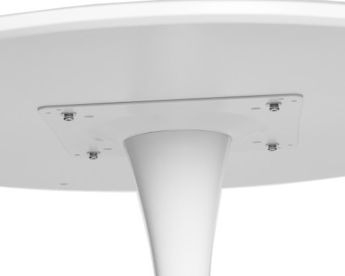 Стол обеденный MIA, белая столешница, белое основание