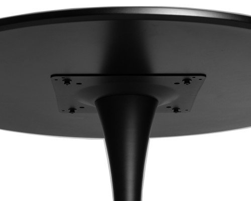 Стол обеденный MIA, черная столешница, черное основание