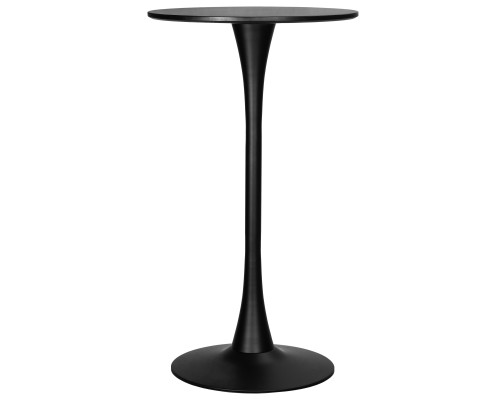 Стол барный MIA BAR, черная столешница, черное основание