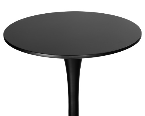 Стол барный MIA BAR, черная столешница, черное основание