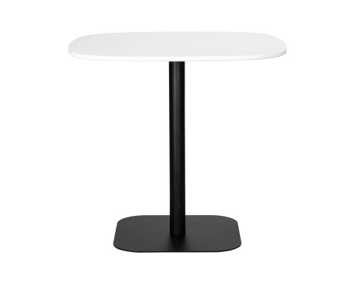 Стол обеденный DOBRIN OTIS, белая столешница, черное основание