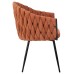 Стул обеденный DOBRIN MATILDA, оранжевая ткань (LAR 275-27)
