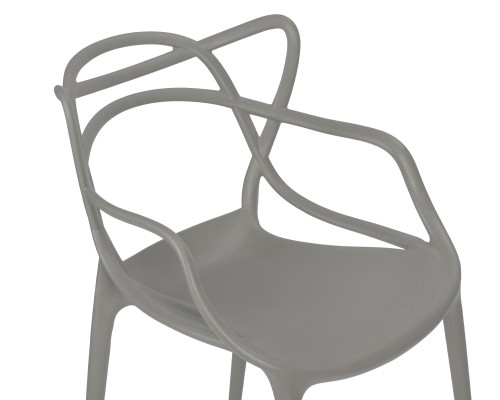 Набор 4 шт Стул обеденный DOBRIN MASTERS, светло-серый (GR-01)