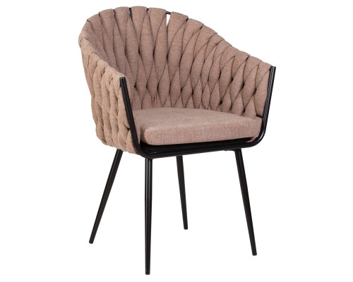 Набор 2 шт Стул обеденный DOBRIN MATILDA, коричневая ткань (LAR 275-3)