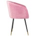 Стул обеденный DOBRIN MARY, розовый велюр (1922-16)