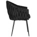 Стул обеденный DOBRIN MATILDA, черная ткань (LAR 275-50)