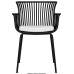 Стул обеденный DOBRIN ROSS, черный (B-03) без подушки