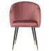 Стул обеденный DOBRIN MARY, бронзово-розовый велюр (1922-17)