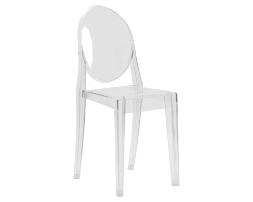 Стул обеденный DOBRIN VICTORIA GHOST, цвет прозрачный
