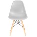 Стул обеденный DOBRIN DSW, ножки светлый бук, цвет светло-серый (GR-01)