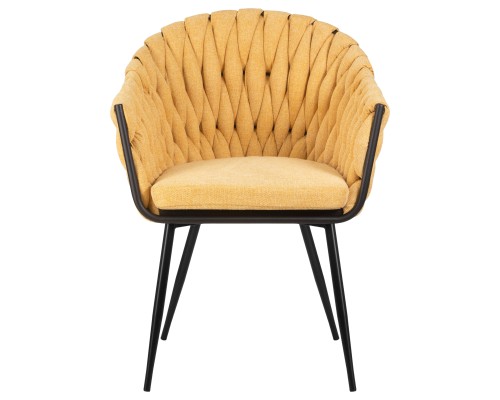 Набор 2 шт Стул обеденный DOBRIN MATILDA, жёлтая ткань (LAR 275-8)