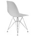 Стул обеденный DOBRIN DSR, ножки хром, цвет светло-серый (GR-01)