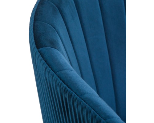 Стул обеденный DOBRIN MARY, синий велюр (1922-20)