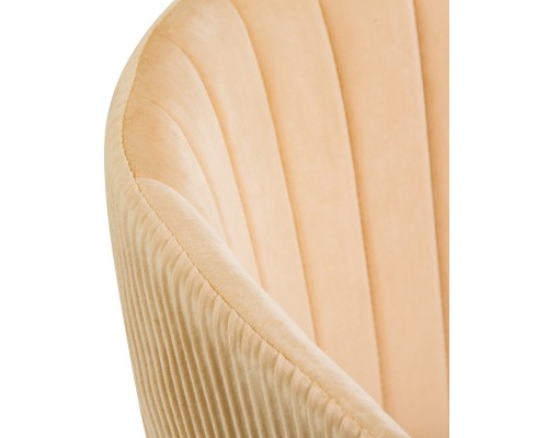 Стул обеденный DOBRIN MARY, песочный велюр (1922-3)