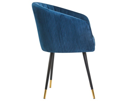 Стул обеденный DOBRIN MARY, синий велюр (1922-20)
