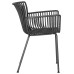 Стул обеденный DOBRIN ROSS, темно-серый (GR-04) без подушки
