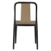 Набор 4 шт Стул обеденный DOBRIN ADAM, черный/бежевый