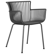 Стул обеденный DOBRIN ROSS, темно-серый (GR-04) без подушки