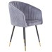 Стул обеденный DOBRIN MARY, серый велюр (1922-19)