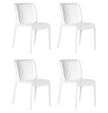 Набор 4 шт Стул обеденный DOBRIN WALTER, белый