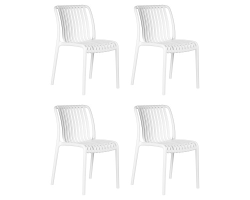 Набор 4 шт Стул обеденный DOBRIN WALTER, белый