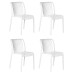 Набор 4 шт Стул обеденный DOBRIN WALTER, белый