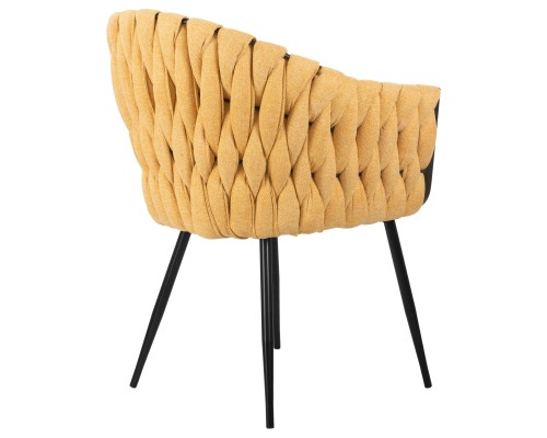 Набор 2 шт Стул обеденный DOBRIN MATILDA, жёлтая ткань (LAR 275-8)