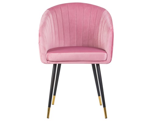 Стул обеденный DOBRIN MARY, розовый велюр (1922-16)