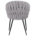 Набор 2 шт Стул обеденный DOBRIN MATILDA, серая ткань (LAR 275-17)