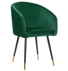 Стул обеденный DOBRIN MARY, зеленый велюр (1922-9)