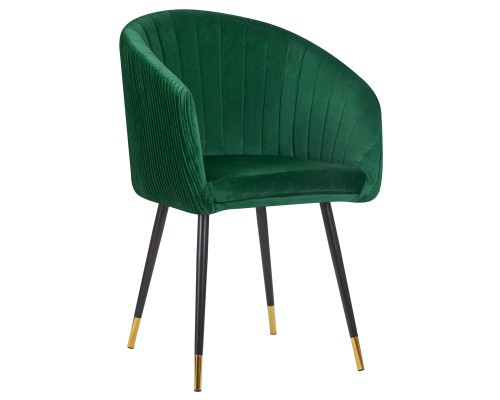 Стул обеденный DOBRIN MARY, зеленый велюр (1922-9)