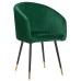 Стул обеденный DOBRIN MARY, зеленый велюр (1922-9)