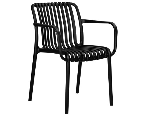 Набор 3 шт Стул обеденный DOBRIN WALTER ARM, черный (B-03)