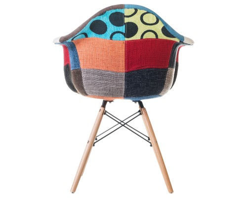 Стул обеденный DOBRIN DAW PATCHWORK, цвет сиденья мозаика