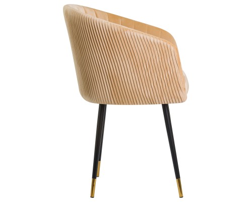 Стул обеденный DOBRIN MARY, песочный велюр (1922-3)
