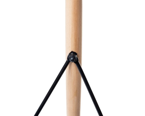 Стул обеденный DOBRIN DSW, ножки светлый бук, цвет белый (W-02)