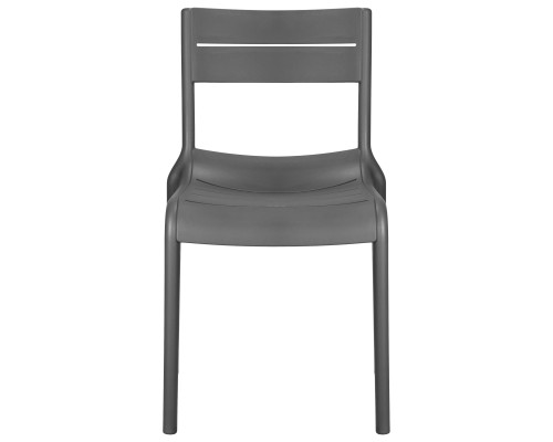 Набор 4 шт Стул обеденный DOBRIN TIM, темно-серый (GR-04)