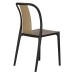 Набор 4 шт Стул обеденный DOBRIN ADAM, черный/бежевый
