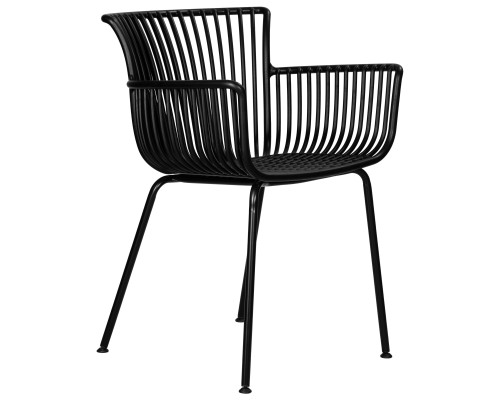 Стул обеденный DOBRIN ROSS, черный (B-03) без подушки