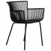 Стул обеденный DOBRIN ROSS, черный (B-03) без подушки