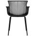 Стул обеденный DOBRIN ROSS, черный (B-03) без подушки