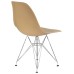 Набор 4 шт Стул обеденный DOBRIN DSR, ножки хром, цвет бежевый (GR-03)