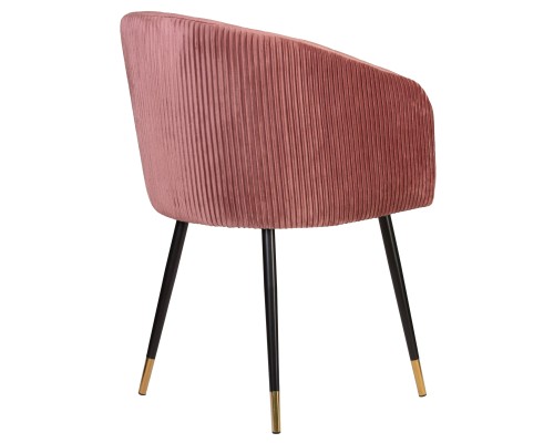 Стул обеденный DOBRIN MARY, бронзово-розовый велюр (1922-17)