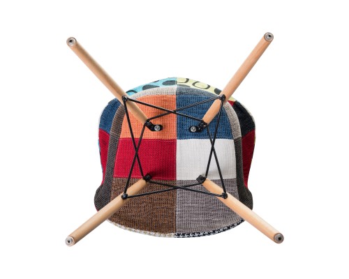 Стул обеденный DOBRIN DAW PATCHWORK, цвет сиденья мозаика