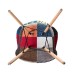 Стул обеденный DOBRIN DAW PATCHWORK, цвет сиденья мозаика
