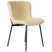 Стул обеденный DOBRIN MILO, черные ножки, кремовый букле (UF992-02)