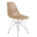 Набор 4 шт Стул обеденный DOBRIN DSR, ножки хром, цвет бежевый (GR-03)