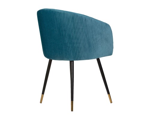 Стул обеденный DOBRIN MARY, морская волна велюр (1922-7)