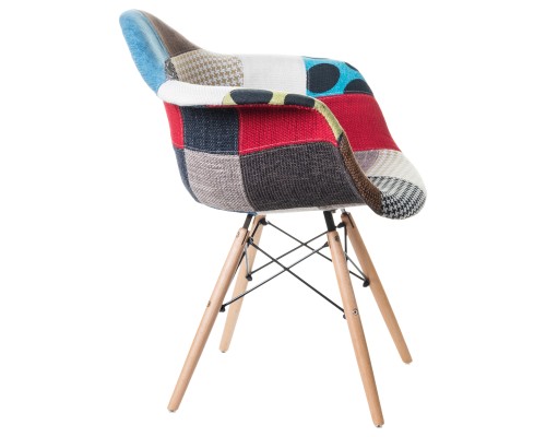 Стул обеденный DOBRIN DAW PATCHWORK, цвет сиденья мозаика