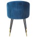 Стул обеденный DOBRIN MARY, синий велюр (1922-20)